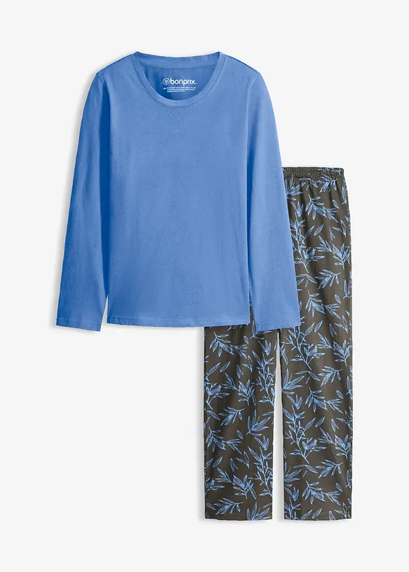 Pyjamas (3-delt sett) av ren bomull, bonprix