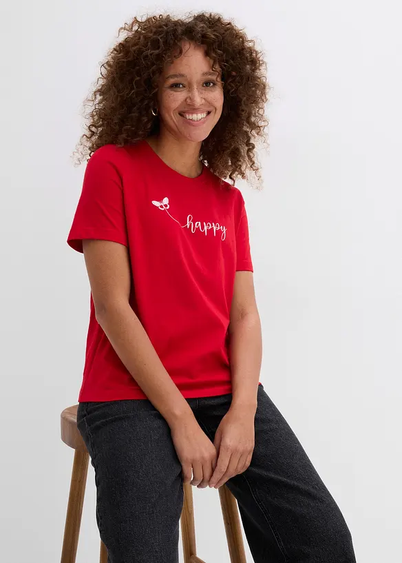 T-skjorte i 100% bomull, bonprix