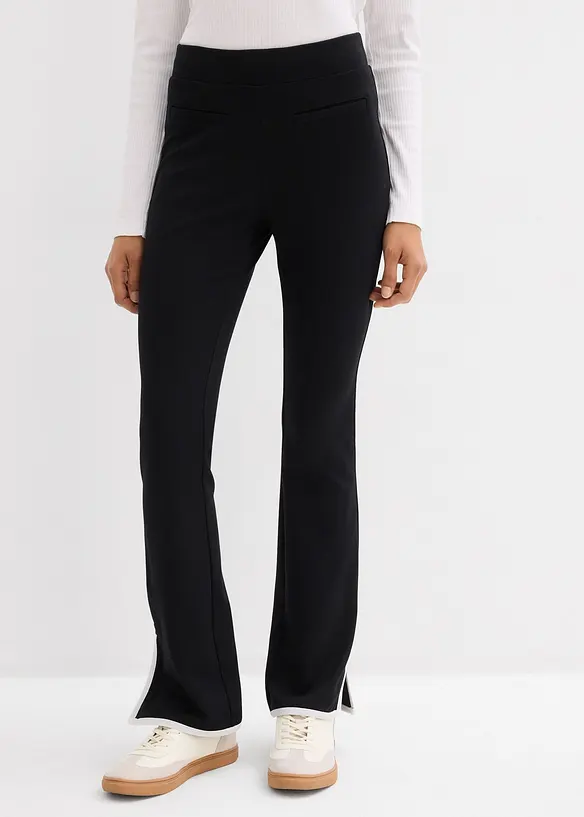 Bukse av Punt di Roma-materiale med splitter, bonprix