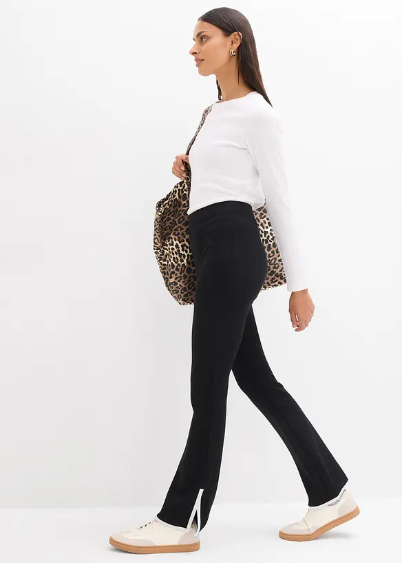 Bukse av Punt di Roma-materiale med splitter, bonprix