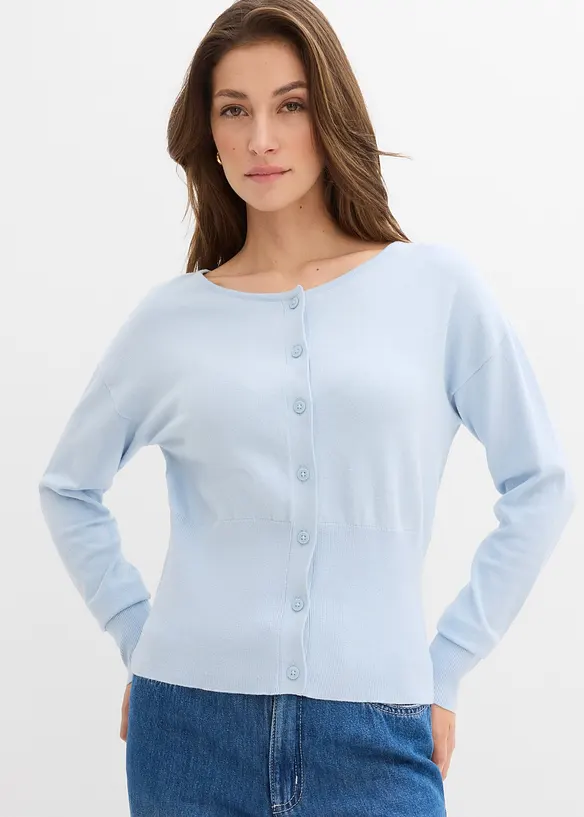 Finstrikket cardigan, bonprix