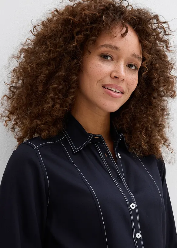 Bluse i lett viskose, bonprix