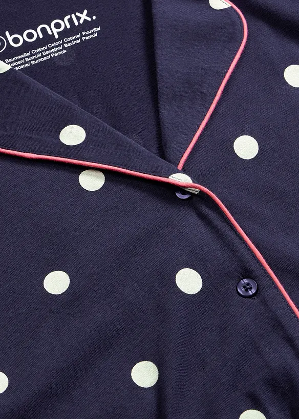 Pyjamas i myk bomull, bonprix