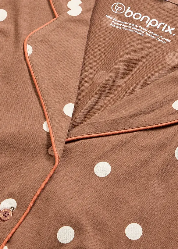 Pyjamas i myk bomull, bonprix