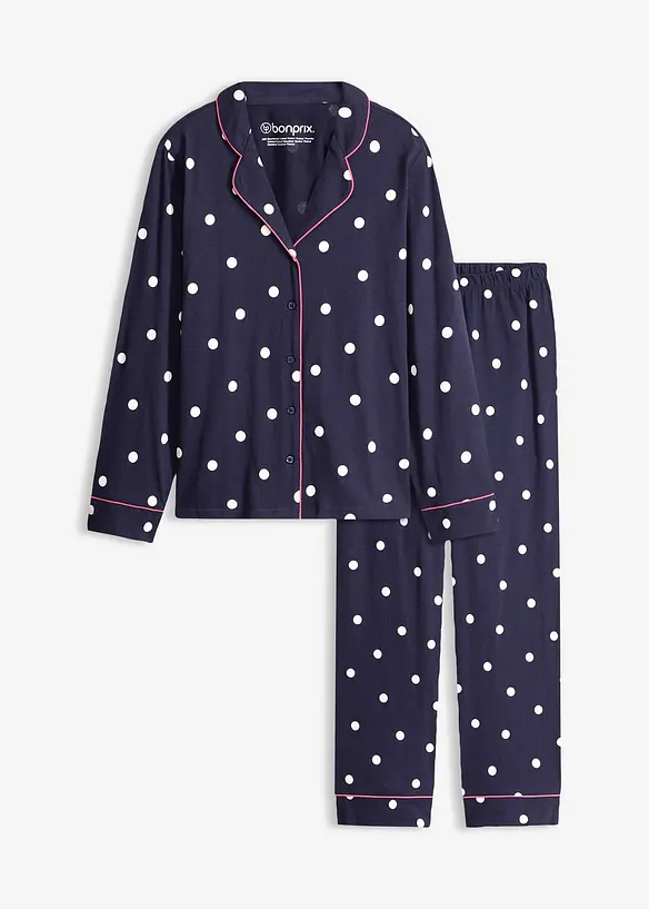 Pyjamas i myk bomull, bonprix