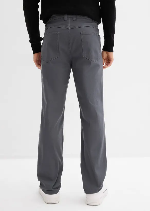 Classic fit stretchbukse med stretchlinning, Straight, bonprix