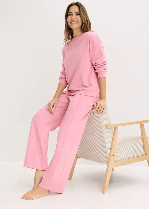 Kosedress i bomullstrikot, bonprix