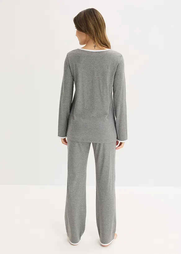 Pyjamas i 100% bomull, bonprix