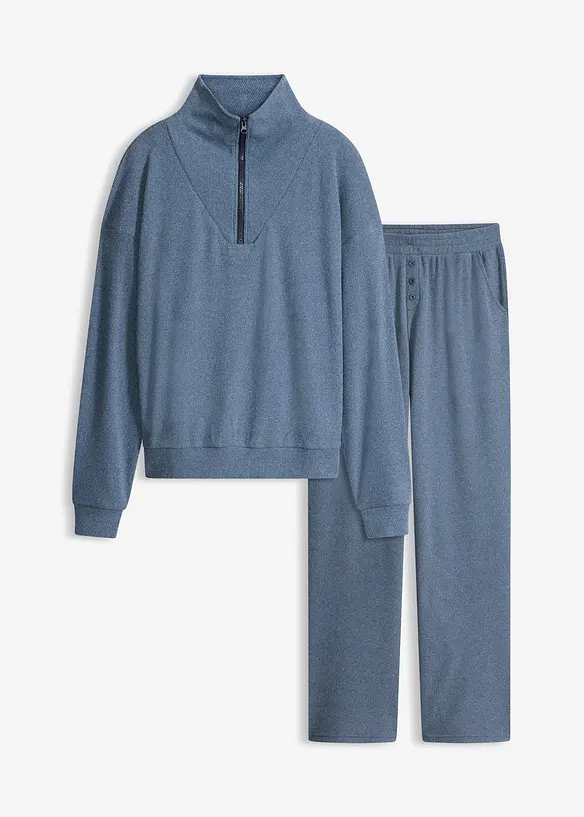 Kosedress av myk vaffeljersey, bonprix