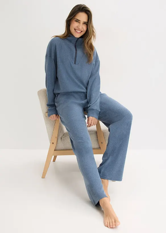 Kosedress av myk vaffeljersey, bonprix