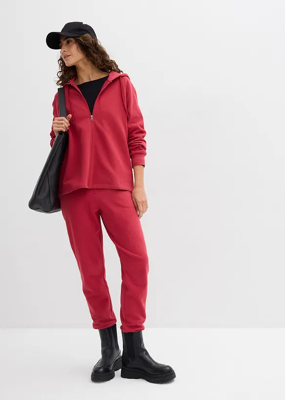 Sweatjakke i 100% &oslash;kologisk bomull, bonprix