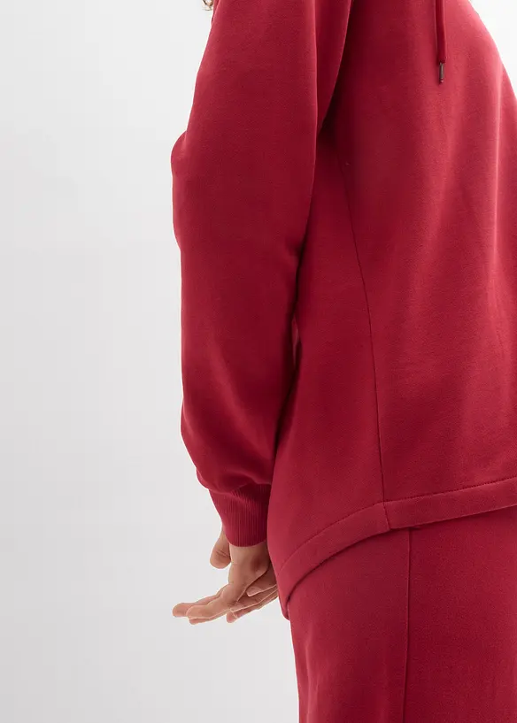 Sweatjakke i 100% &oslash;kologisk bomull, bonprix