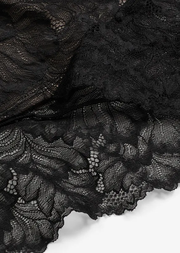 Nydelig blondetruse med h&oslash;y midje, bonprix