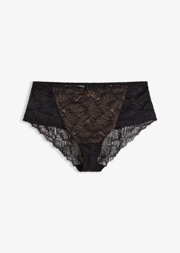 Nydelig blondetruse med h&oslash;y midje, bonprix