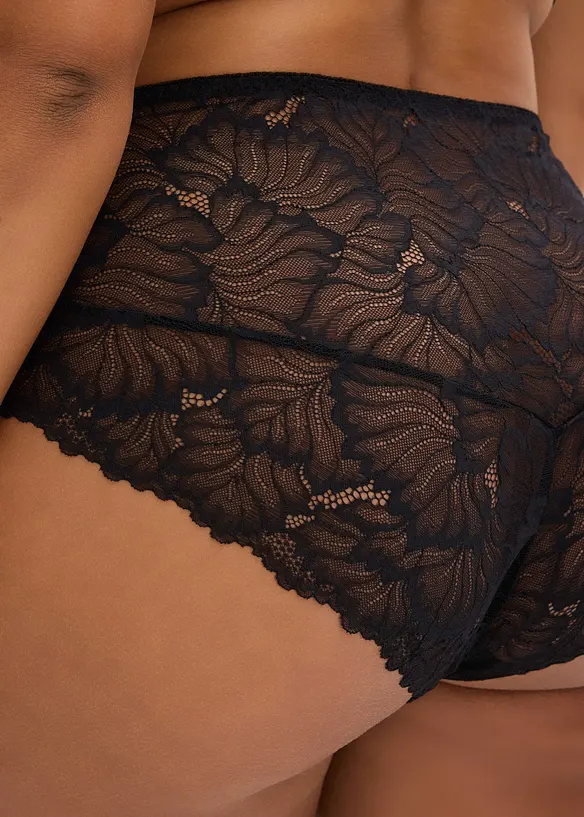 Nydelig blondetruse med h&oslash;y midje, bonprix