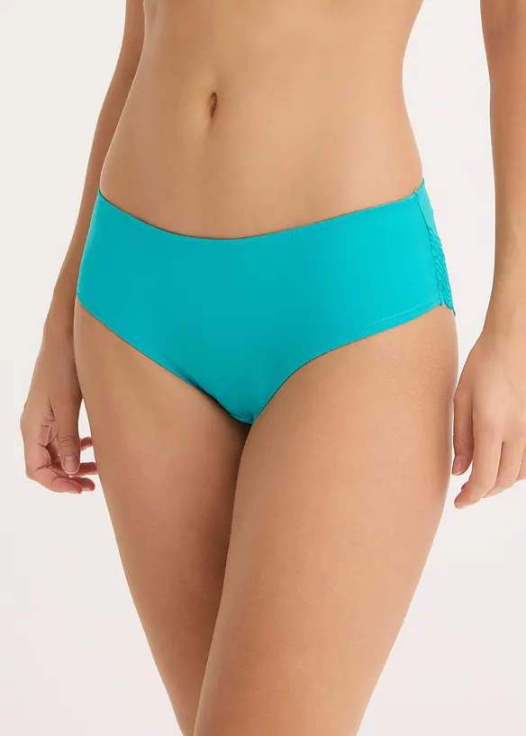 Hipstertruse med blonder (4-pack), bonprix