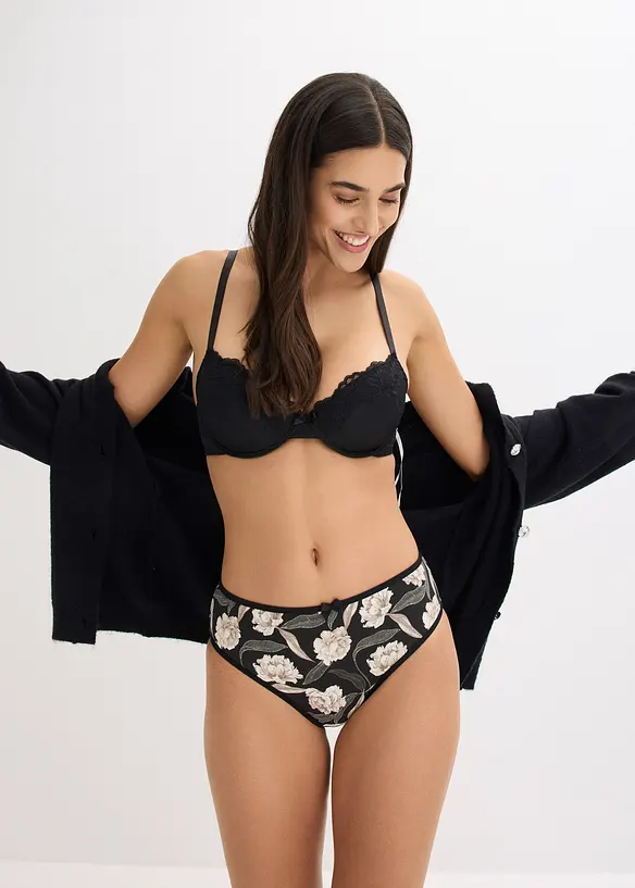 Truse med komfortabel bomull (4-pack), bonprix