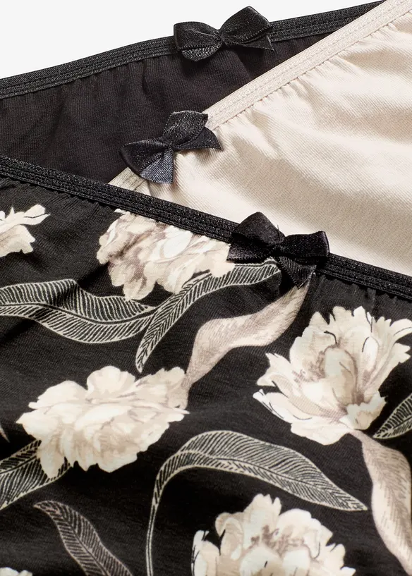 Maxitruse med komfortabel bomull (4-pack), bonprix