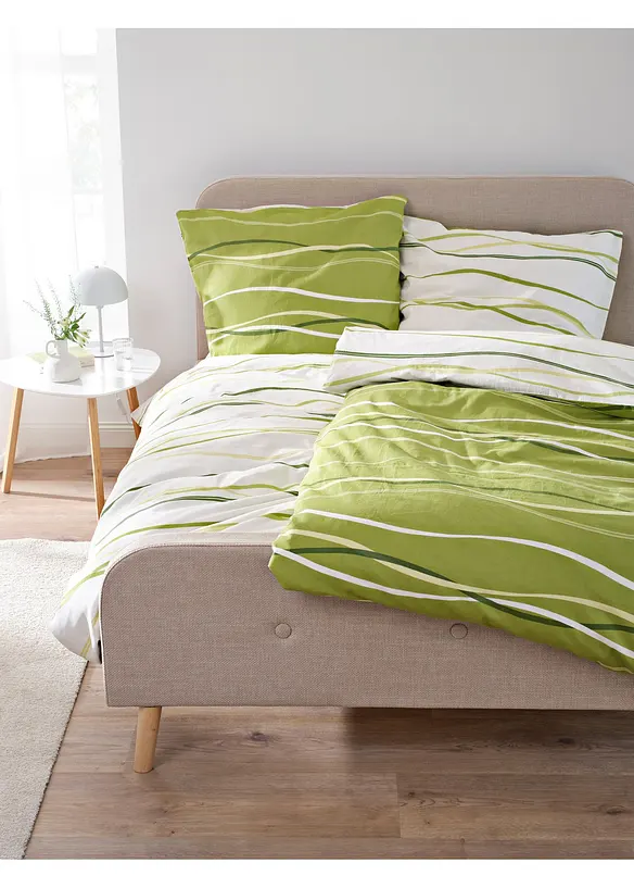 Vendbart sengesett i linon, bonprix