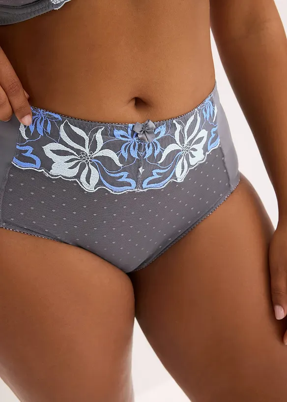 Formende truse med delikat broderi, bonprix