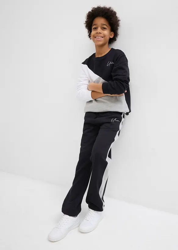 Joggebukse i ren &oslash;kologisk bomull, bonprix