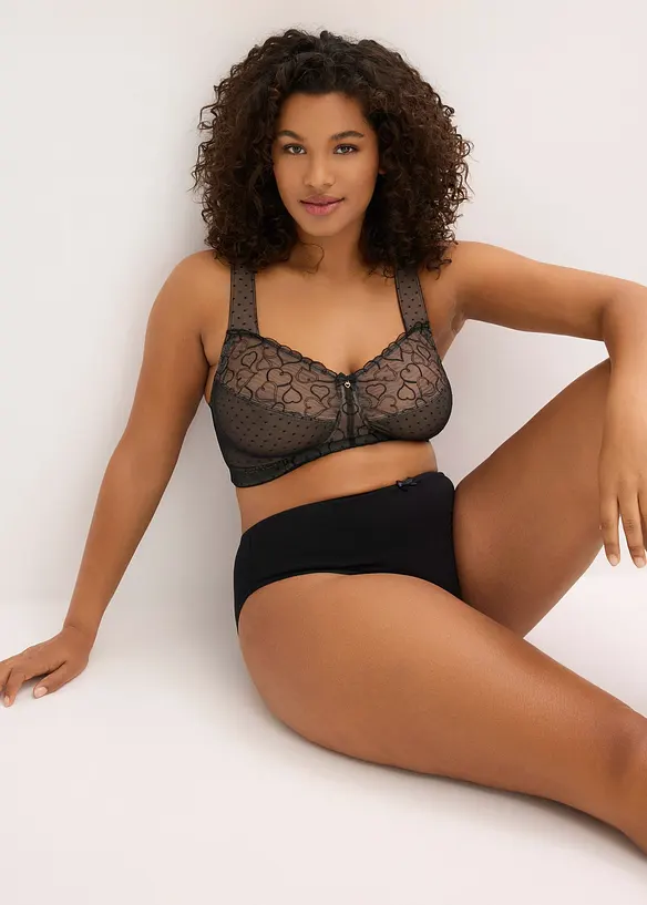 Avlastnings-BH uten spiler med vatterte skulderb&aring;nd, bonprix