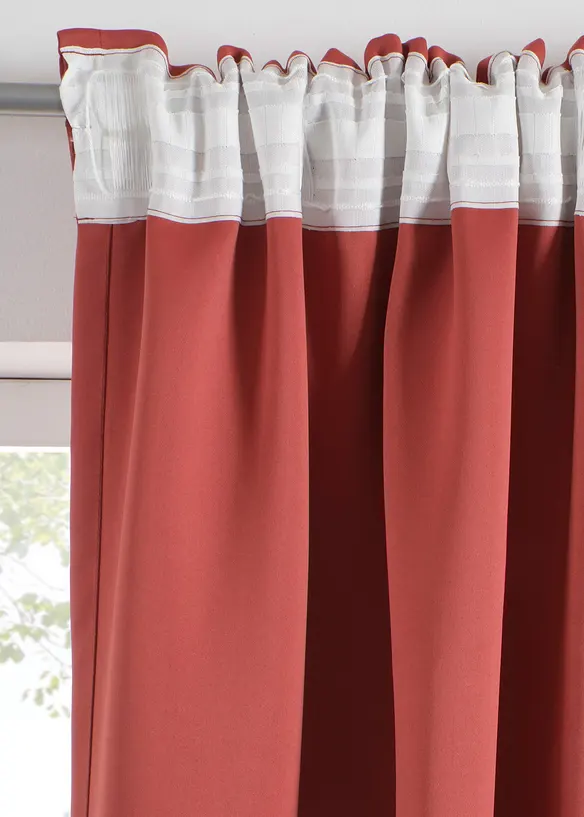 M&oslash;rkleggingsgardin, kommer i mange st&oslash;rrelser (1-pack), bonprix