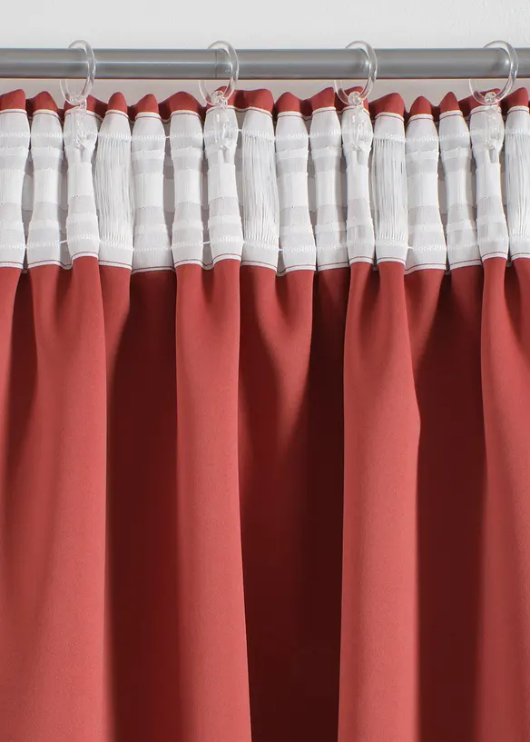 M&oslash;rkleggingsgardin, kommer i mange st&oslash;rrelser (1-pack), bonprix