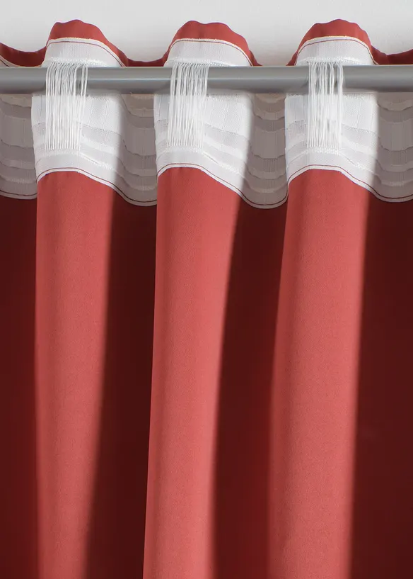 M&oslash;rkleggingsgardin, kommer i mange st&oslash;rrelser (1-pack), bonprix