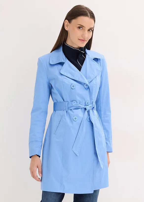 Trenchcoat i bomull, bonprix