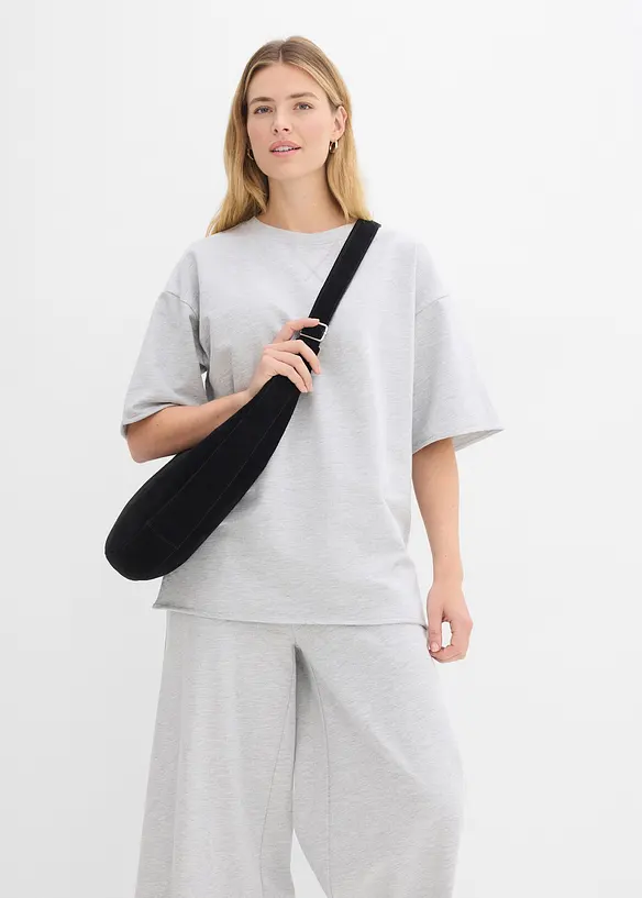 Lang sweatshirt i 100% bomull, bonprix