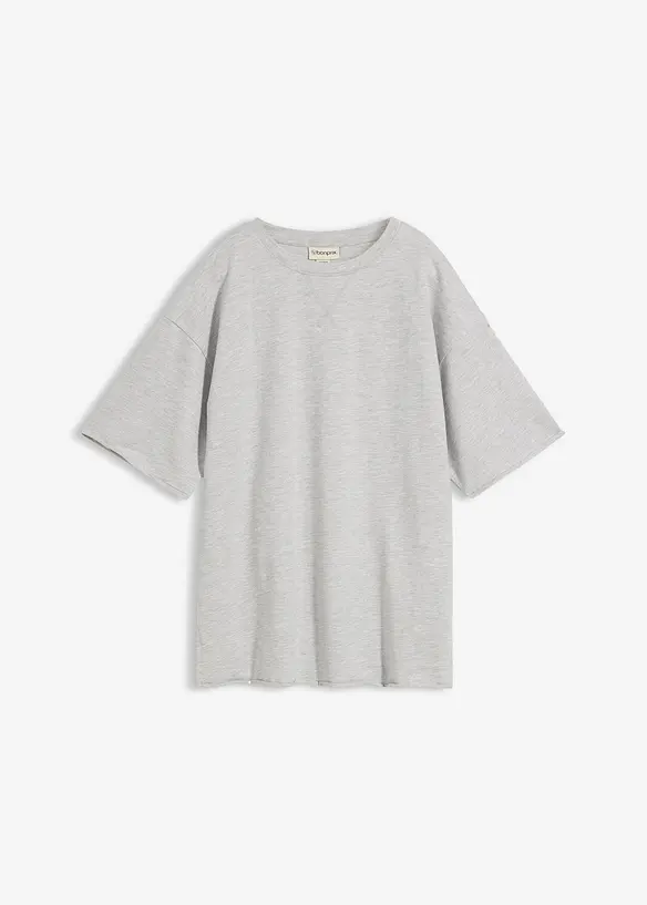 Lang sweatshirt i 100% bomull, bonprix