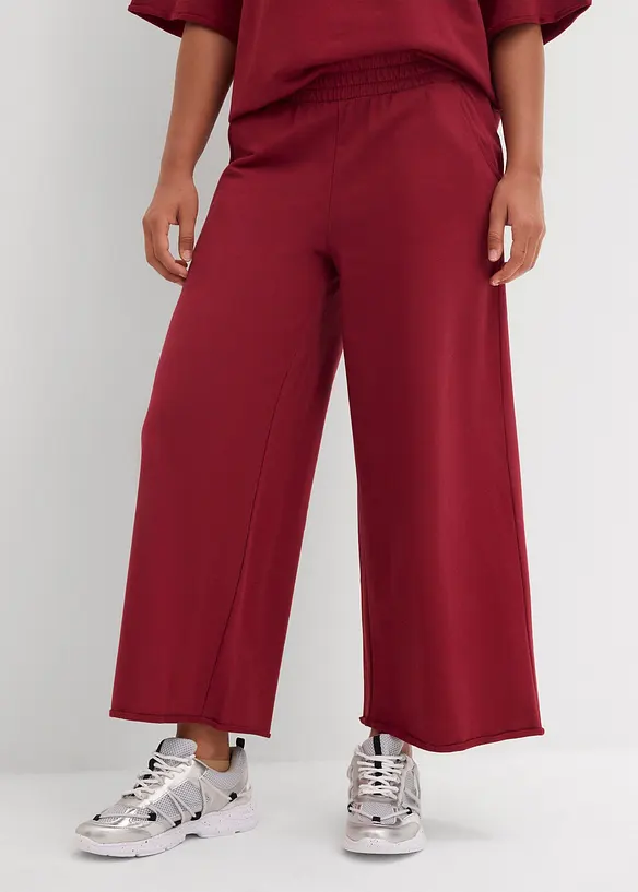 7/8-joggebukse i &oslash;kologisk bomull, bonprix