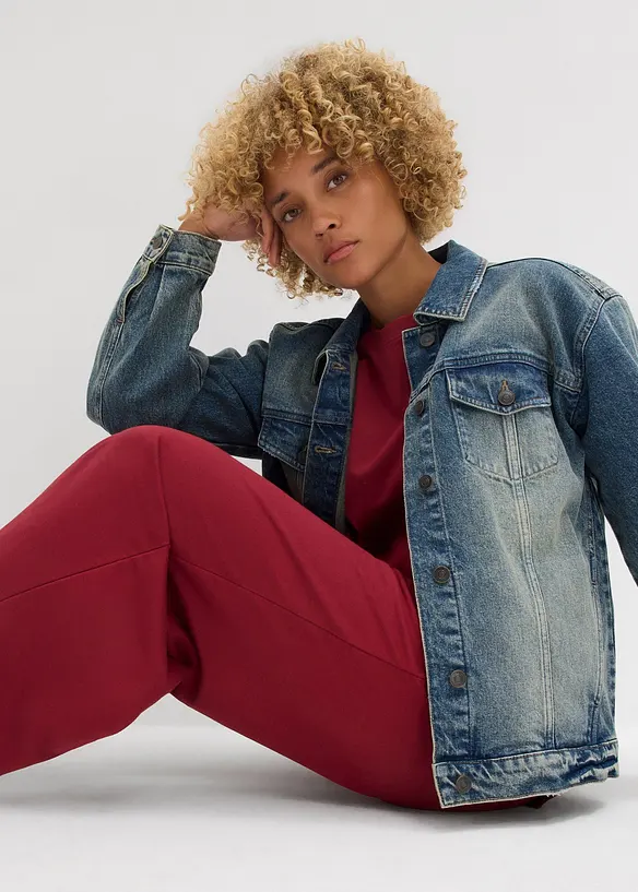 7/8-joggebukse i &oslash;kologisk bomull, bonprix