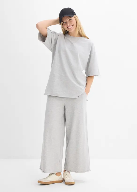 7/8-joggebukse i &oslash;kologisk bomull, bonprix