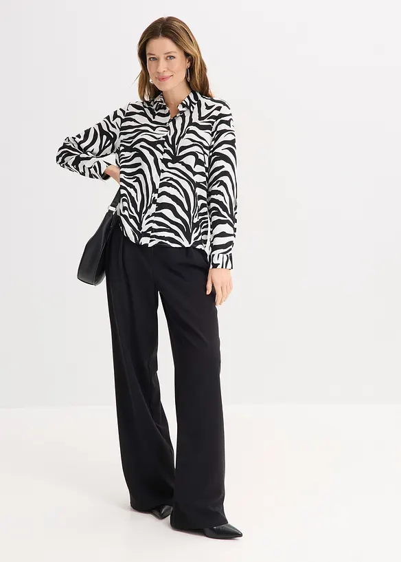 Bluse i lett viskose, bonprix