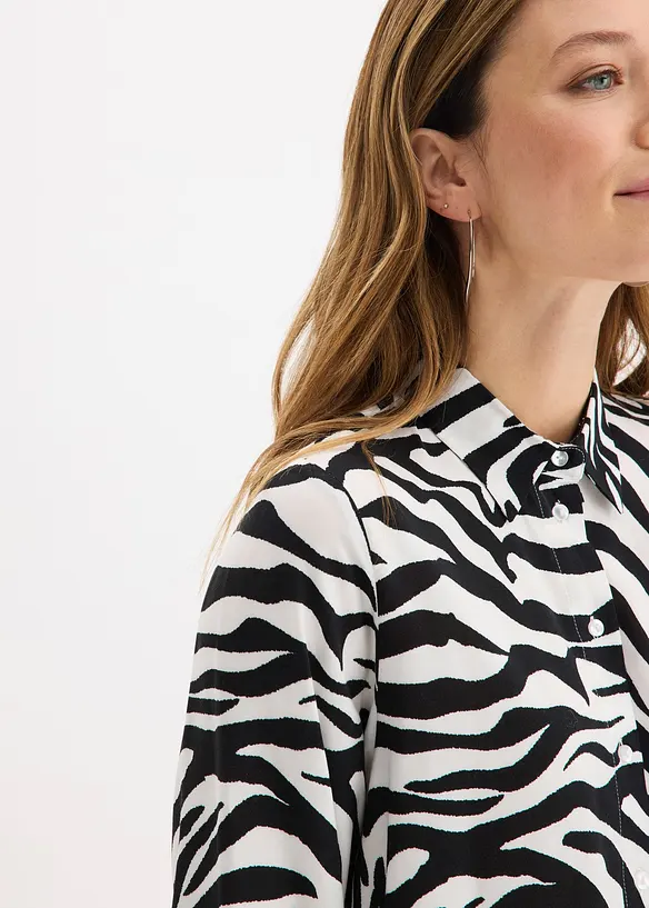 Bluse i lett viskose, bonprix