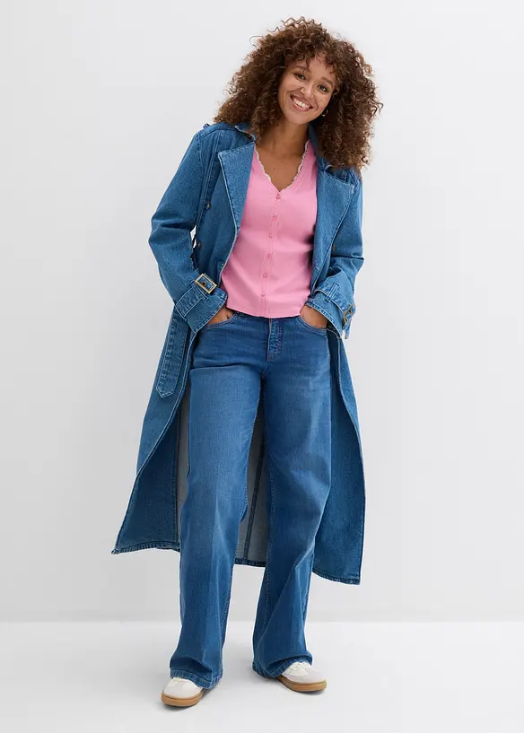 2-i-1-topp av 100% bomull, bonprix