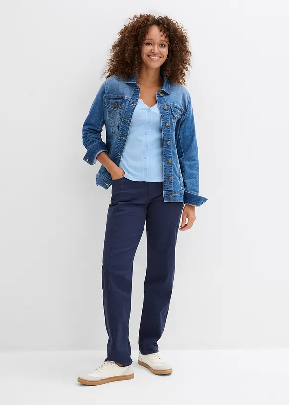 2-i-1-topp av 100% bomull, bonprix