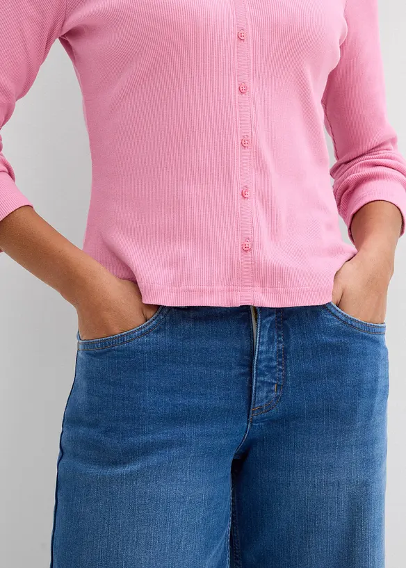 2-i-1-topp av 100% bomull, bonprix