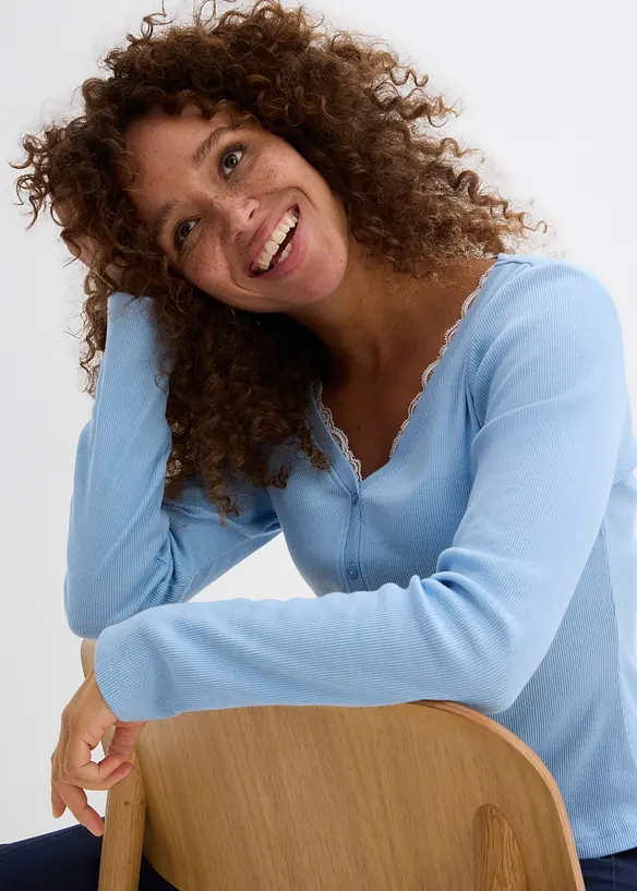 2-i-1-topp av 100% bomull, bonprix