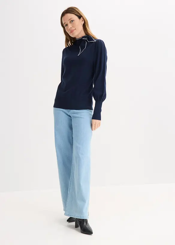 Genser i viskosemiks, bonprix