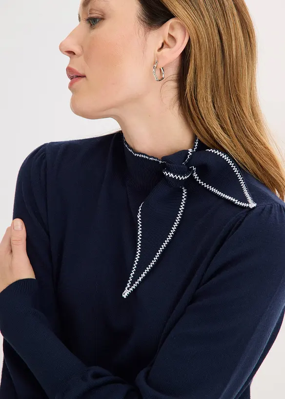 Genser i viskosemiks, bonprix