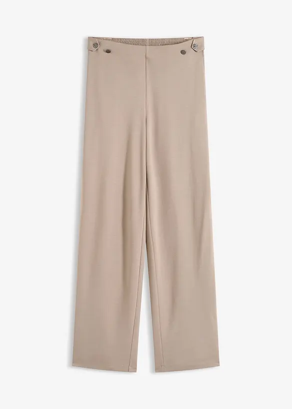 Jerseybukse med dekorativt spensel, bonprix