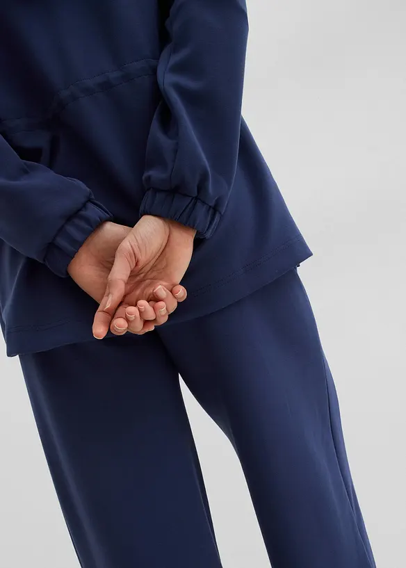 Lang sweatshirt av mykt scuba-materiale, bonprix