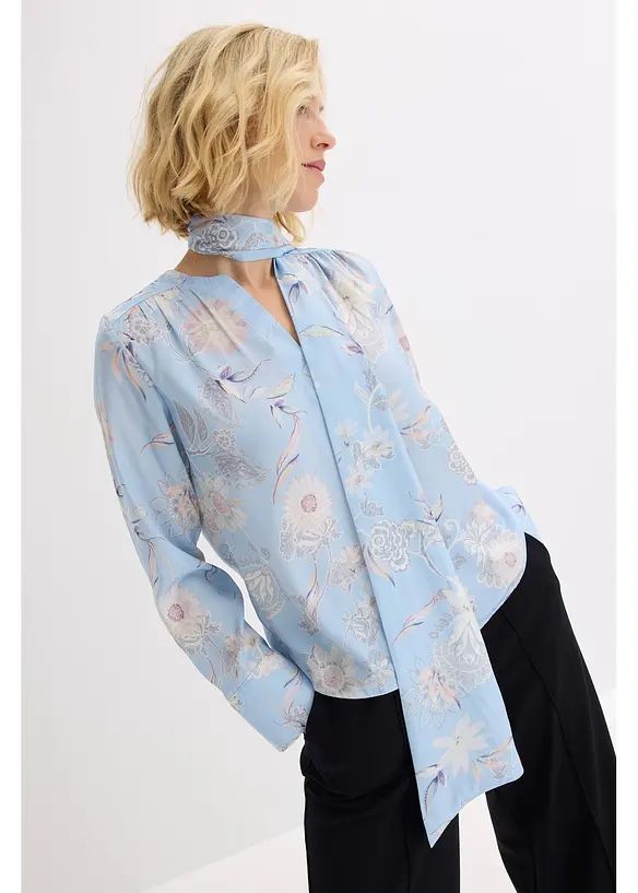 Tunika i tynn sateng, bonprix