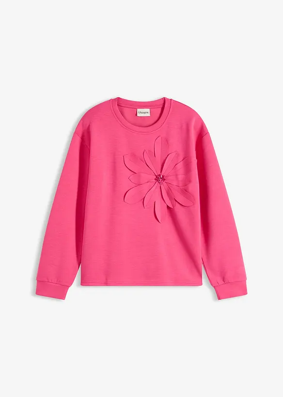 Sweatshirt med applikasjon, bonprix
