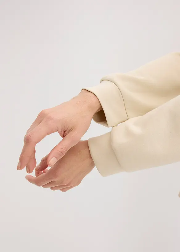 Topp i scubamateriale med applikasjon, bonprix