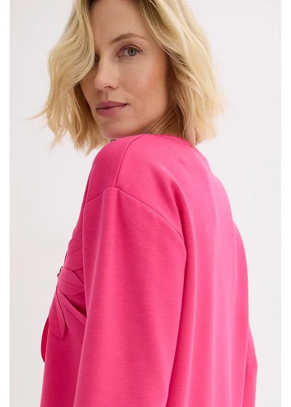 Sweatshirt med applikasjon, bonprix