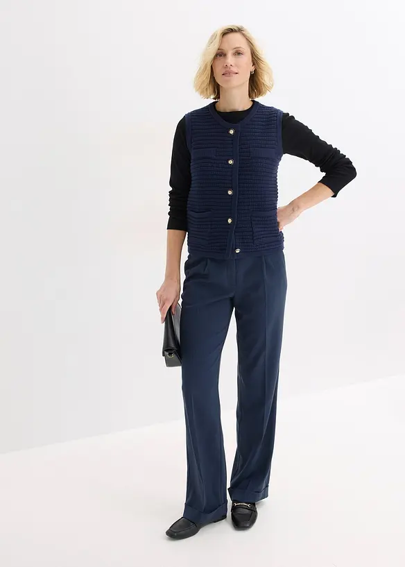 Strikket vest, bonprix